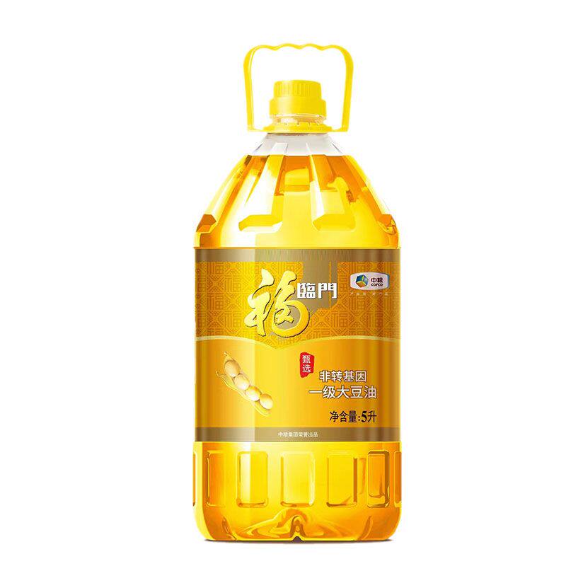 福临门非转基因一级大豆油5L