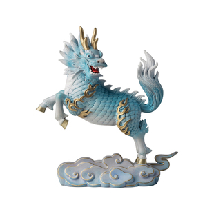 铜师傅《凌云祥瑞》客厅桌面麒麟铜摆件 家居装饰工艺品