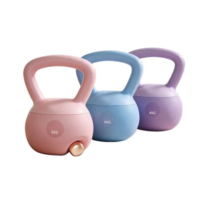 壶铃软10kg男士健身家用女哑铃运动锻炼器材器8kg甩提壶力量训练