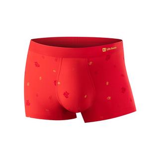 海澜之家本命年男士内裤平角裤大红色婚庆抗菌透气四角2026马年