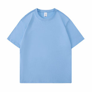 纯棉重磅t恤工作服定制印logo公司团体活动文化衫旅行团短袖班服