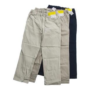 外贸日单男工装裤春秋季水洗纯棉宽阔阔腿裤休闲直筒九分裤非长裤