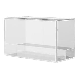 手办展示盒家用娃娃公仔防尘亚克力展示架桌面泡泡玛特透明展示柜