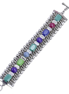 小众轻奢欧美时尚宝石手链