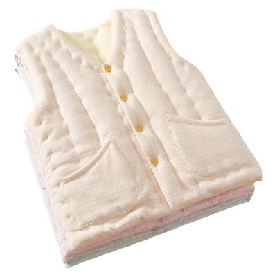 女士手工纯棉花秋冬季加厚马甲