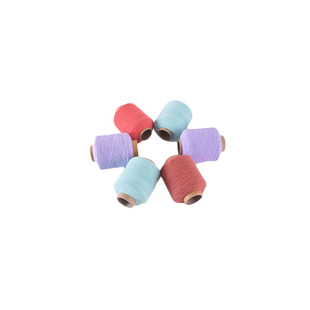 0.3mm极细打缆褶皱氨纶线弹力圆绳黑白色彩色缝纫机底线