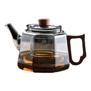 2024新款高硼硅玻璃茶壶加厚耐高温茶水分离泡茶壶家用待客泡茶壶