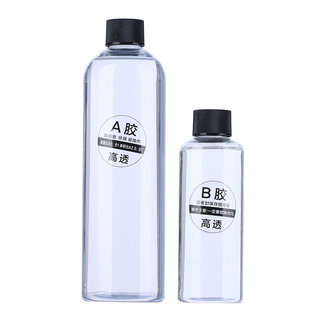 水晶滴胶环氧树脂胶高透ab硬胶 手工diy材料标本制作滴胶模具套装