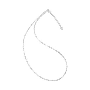 顺庆银楼S999纯银项链女设计感潋波碎银锁骨链2025新款春夏礼物