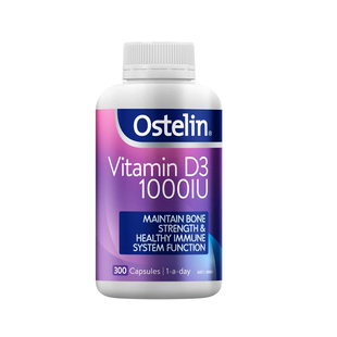 澳洲直邮Ostelin奥斯特林成人维生素D3孕妇老人VD维他命D3 300粒