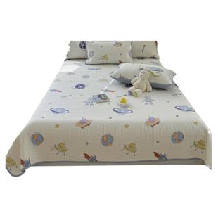 定制A类母婴全棉床盖新疆棉花三件套纯棉绗缝夹棉加厚床单榻榻米