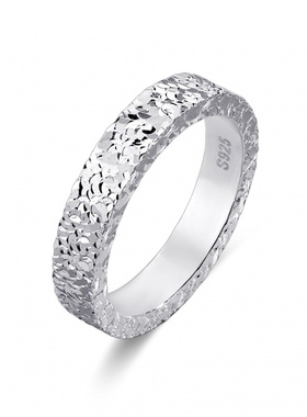 原创设计碎碎冰戒指韩版情侣