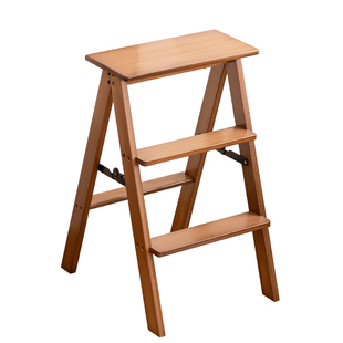 折叠梯凳家用登高梯子椅子两用室内厨房三步人字梯高脚加厚多功能