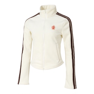 Adidas阿迪达斯加绒外套女装2026春季新年款运动服休闲夹克KG3456