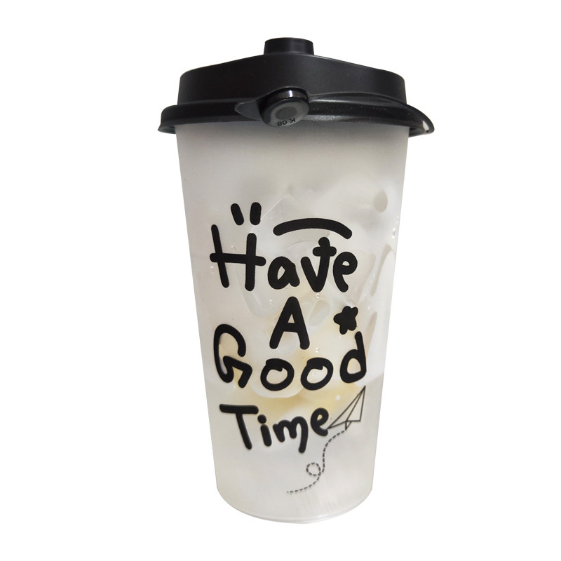 500ml700ml奶茶杯奶茶杯印LOGO