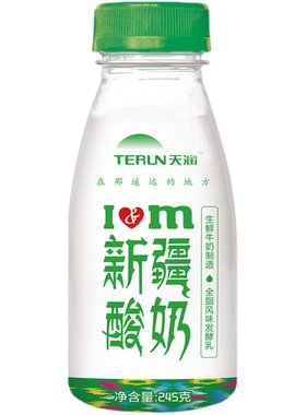 天润新日期乳制品245g原味酸奶