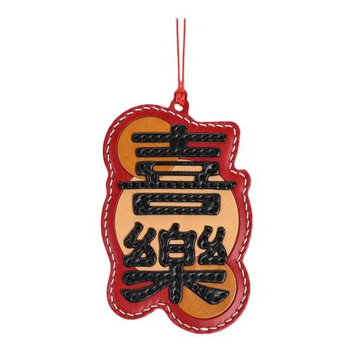 蠢小鱼diy手工材料包头层牛皮汽车后视镜挂件保平安车内吊坠配饰