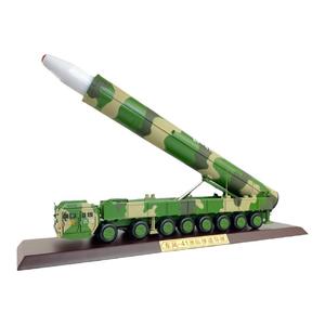 中国东风41弹道导弹车合金仿真模型 DF41洲际导弹发射车成品摆件