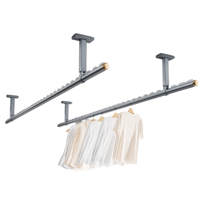 阳台防风晾衣杆全国包安装