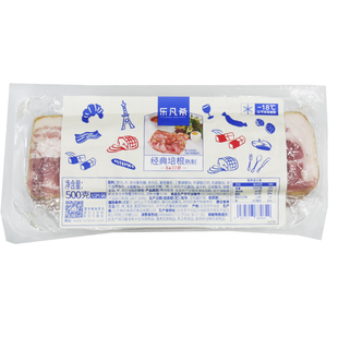 Classic Bacon乐凡希经典原切培根500g手抓饼三明治沙拉烧烤西餐