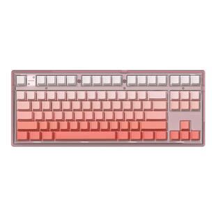 腹灵MK870pro腮红侧刻机械键盘无线蓝牙三模女生办公电竞游戏专用