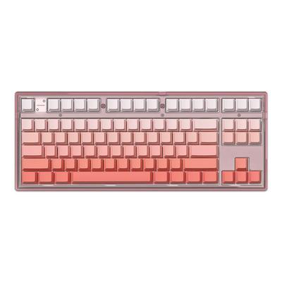 腹灵MK870腮红侧刻成品机械键盘