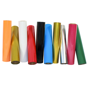 PU回粘刻字膜烫画机专用环保弹性镜面夜光衣服装T恤热转印刻字膜