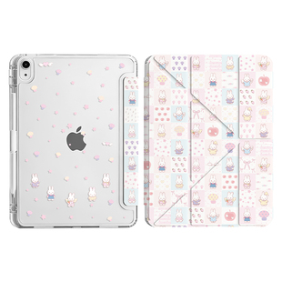 兴菲iPad11代保护壳Air7代11英寸透明亚克力防弯M3Y折2025新款带笔槽硬壳全包软边Pro防摔苹果第10代平板米菲