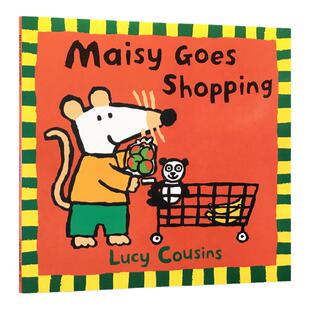 预售【送音频】英文原版绘本Maisy Goes Shopping 小鼠波波廖彩杏推荐童书 儿童启蒙阅读亲子互动 英语训练辅导阅读睡前故事图画书