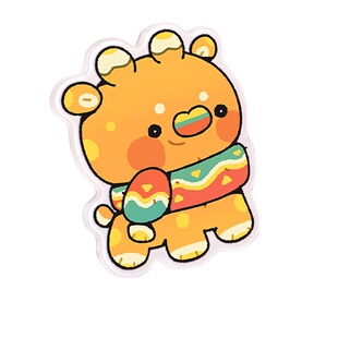 亚克力胸针定制别针班徽校徽胸牌胸章企业logo订做卡通名字diy