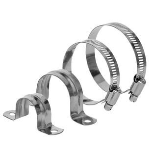304不锈钢喉箍卡箍抱箍管夹管卡骑马卡扣强力水管软管电线杆固定