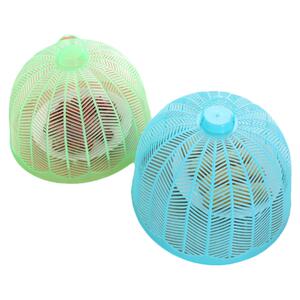 炫彩环保塑料餐桌罩饭菜罩 厨房防蝇防虫菜罩 圆形盖菜罩子食物罩