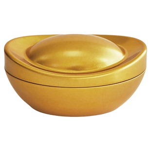 新年马年金元宝礼盒包装太妃糖果高级伴手礼物礼品盒铁盒喜糖盒空