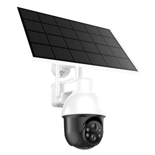 太阳能监控器无线摄像头免插电360度无死角室外高清夜视手机远程