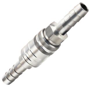 路泊仕304不锈钢自锁耐高压接头空压机气管公母头C式自锁快速接头