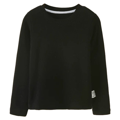 双面磨毛德绒秋衣保暖打底衣白色