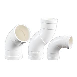 PVC万向旋转弯头直接可360度110管箍75排水管件160下水配件50接头