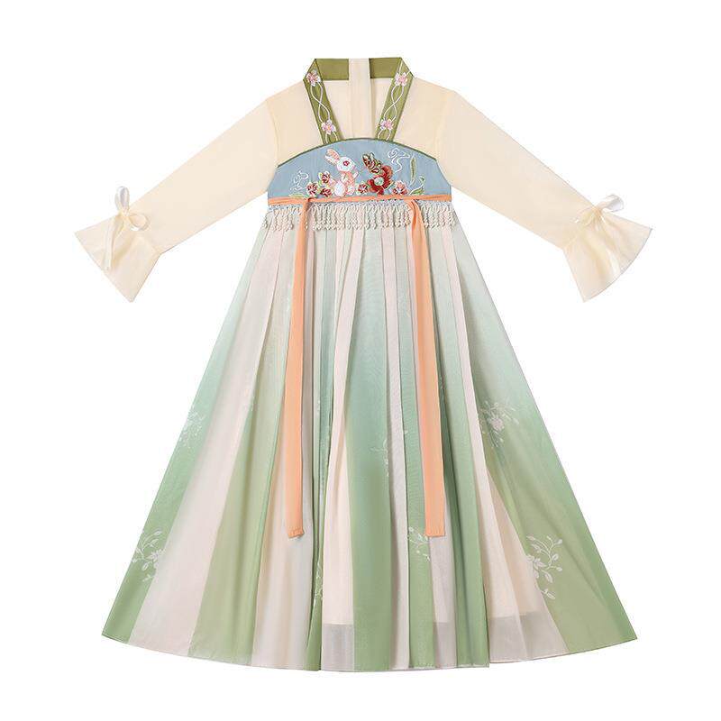 2026新款女童韩系汉服连衣裙