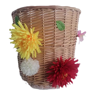 采菊东篱下背篓舞蹈道具中国古风成人儿童艺考演出专用双肩带框子