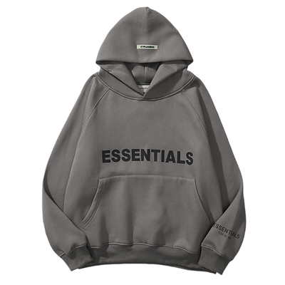 复线休闲立体压胶卫衣连帽衫连帽