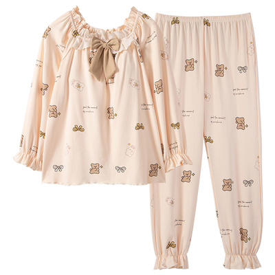 都市丽人全棉睡衣情侣款新款超火