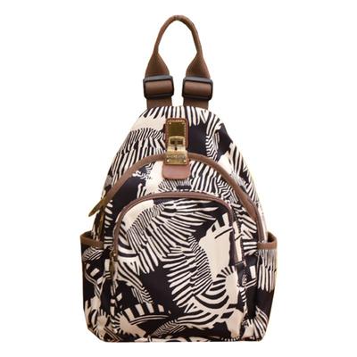 时尚休闲外出通勤双肩包多层背包