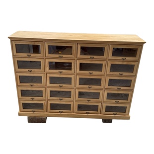 复古实木餐边柜现代简约小红书网红斗柜小户型桌子操作台中岛鞋柜