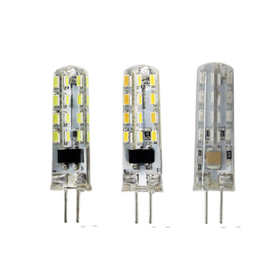 G4 led灯珠220v插脚小灯泡G5.3粗插针灯3W水晶灯卤素红光蓝绿彩色