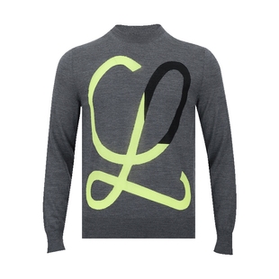 LOEWE/罗意威男经典logo休闲羊毛针织衫毛衣男士秋冬XY推选