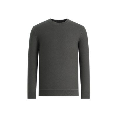 杉杉菠萝纹加绒加厚蓄热羊毛衫