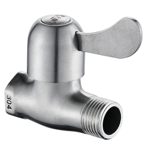 全铜直通角阀开关4分直阀304不锈钢外丝水龙头阀门旋转内外丝家用