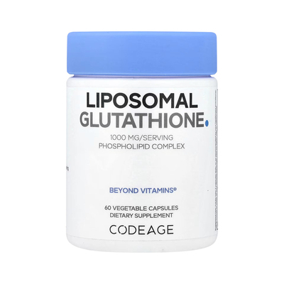 美国直邮Codeage脂质体谷胱甘肽Glutathione还原型谷胱甘肽氧60粒