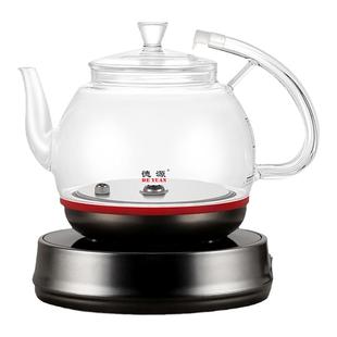 德源智能静音控温搪瓷底部自动上水电热家用烧水泡茶壶玻璃食品级
