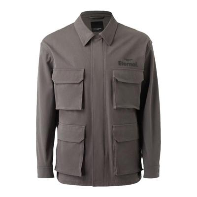 ELLASSAY歌力思男装logo印花四贴袋工装风夹酷帅外套EME341T03800